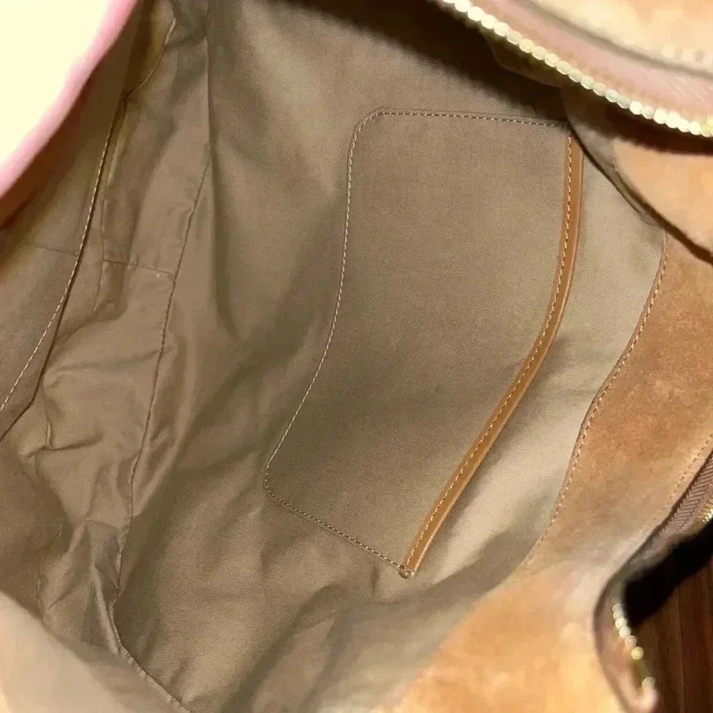 NWOT Jimmy Choo Tan Suede Hobo Bag with Tassle